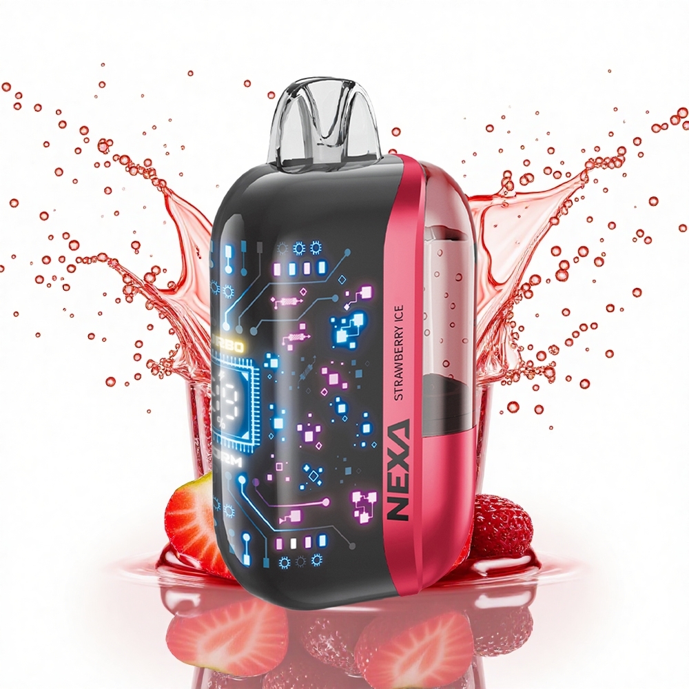 NEXA Ultra 50000 Puffs Braškinių ledų 20ml 800mAh 5% nikotino