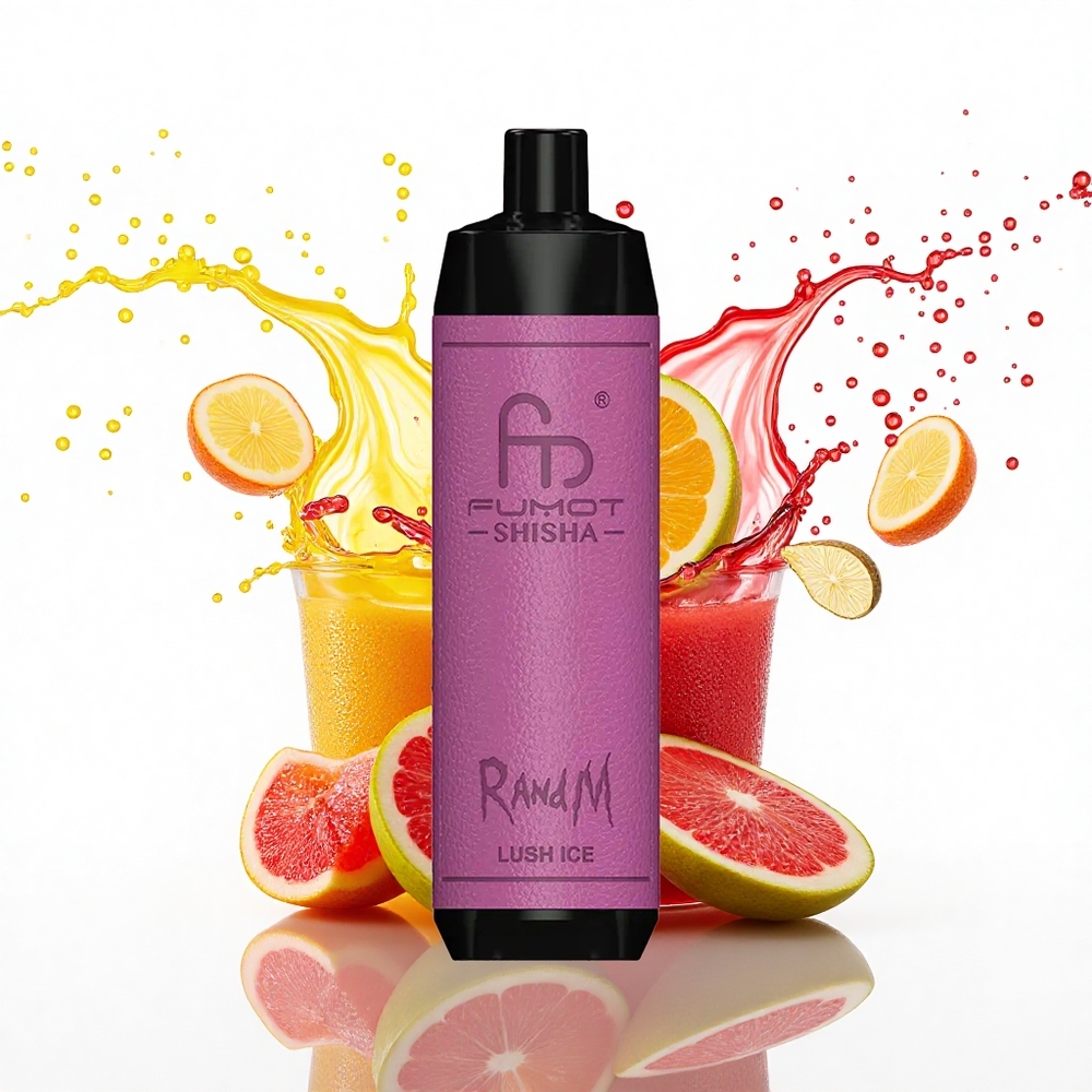 RandM Fumot Shisha 10000 Puffs Šviežiašalis Ledas su 0,5% nikotino ir 850 mAh