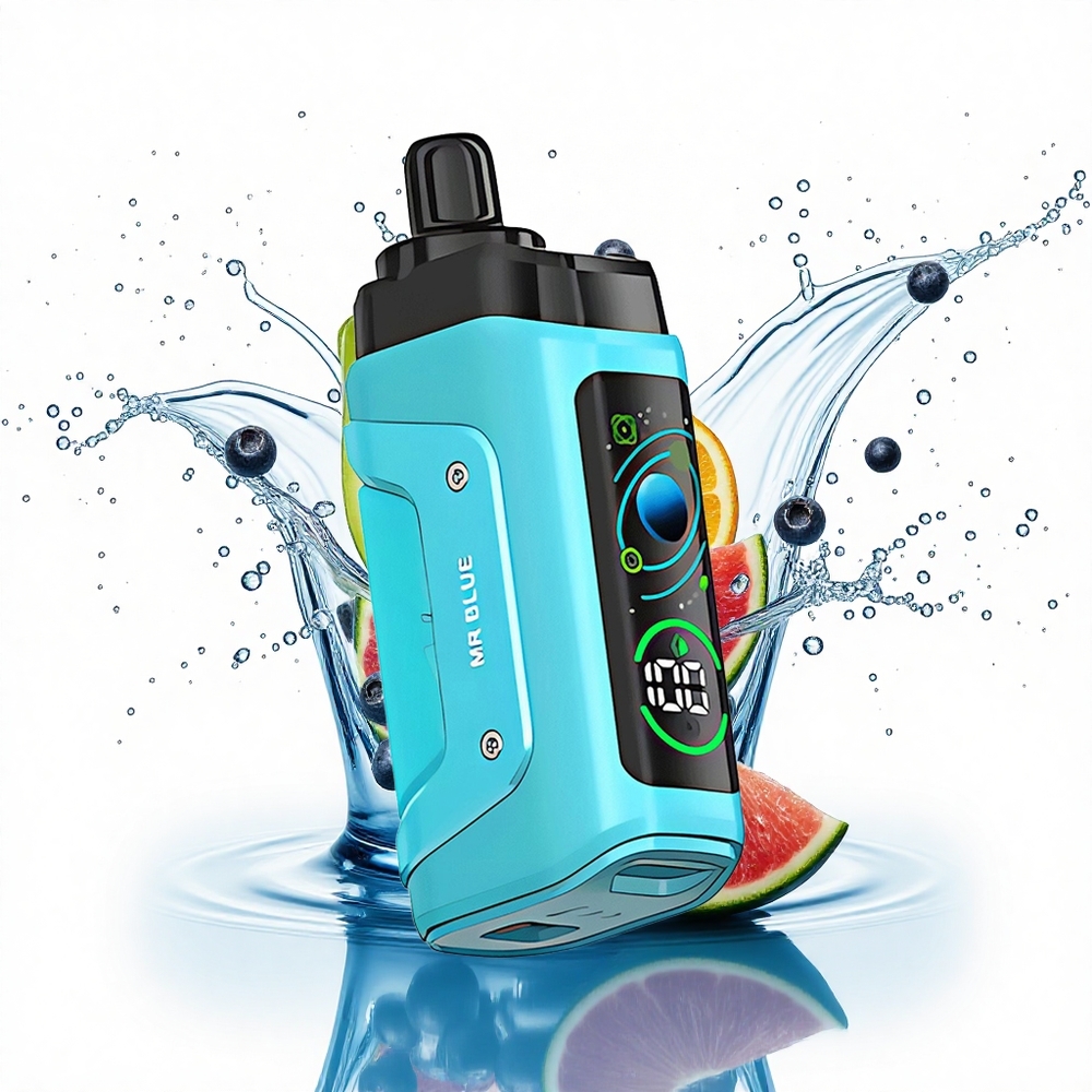 Razz Bar 45000 Puffs Mėlynasis 1.0 Ohm Tinklelio Apvija 650 mAh