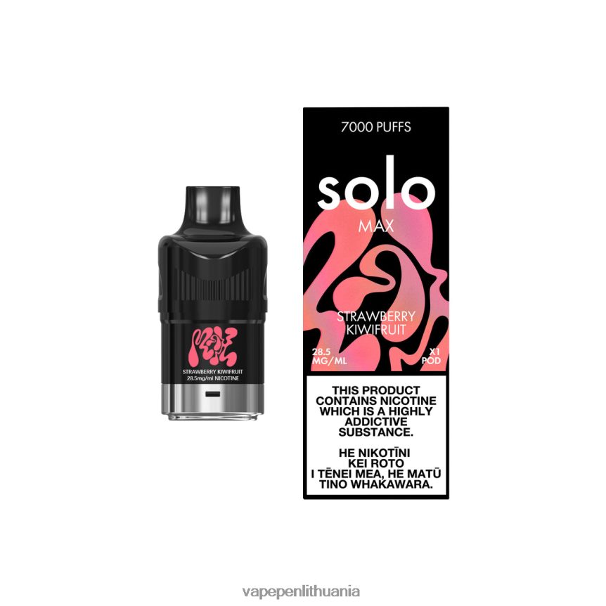 Solo MAX ankštis braškių kivių 6ZX28674 - Vape Pen