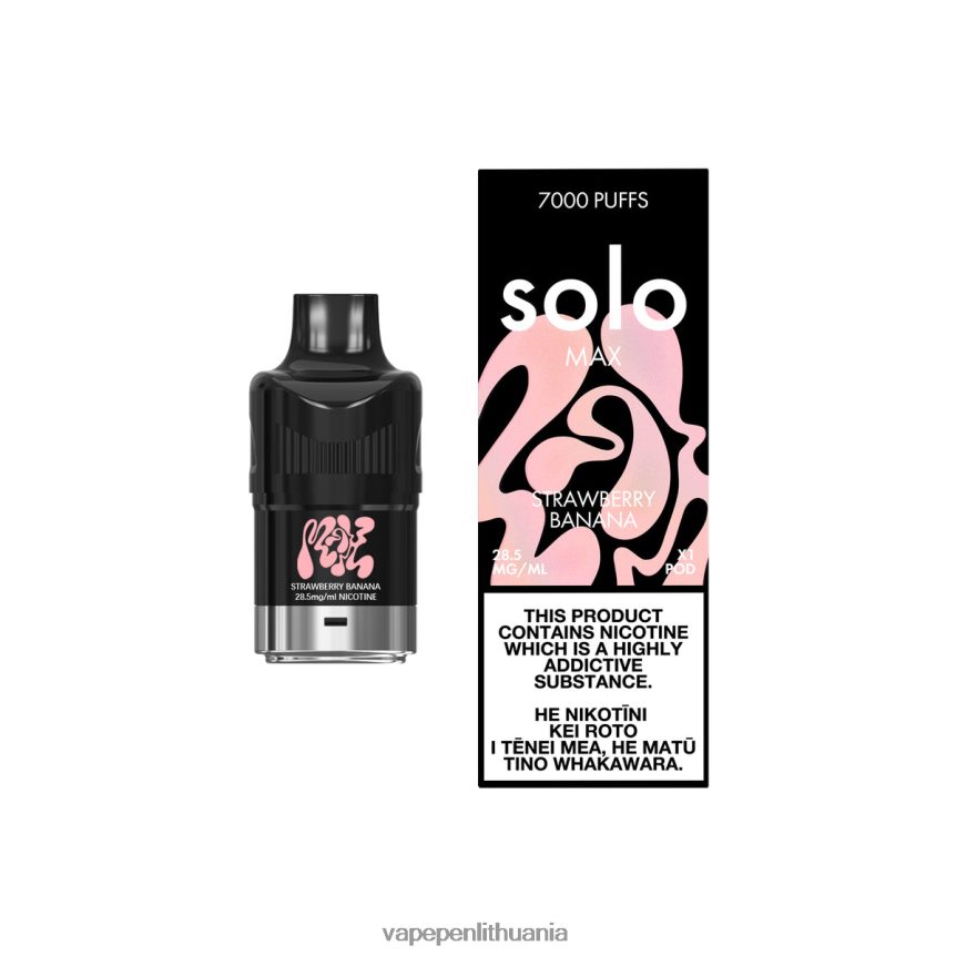 Solo MAX ankštis braškinis bananas 6ZX28677 - Vape Mod