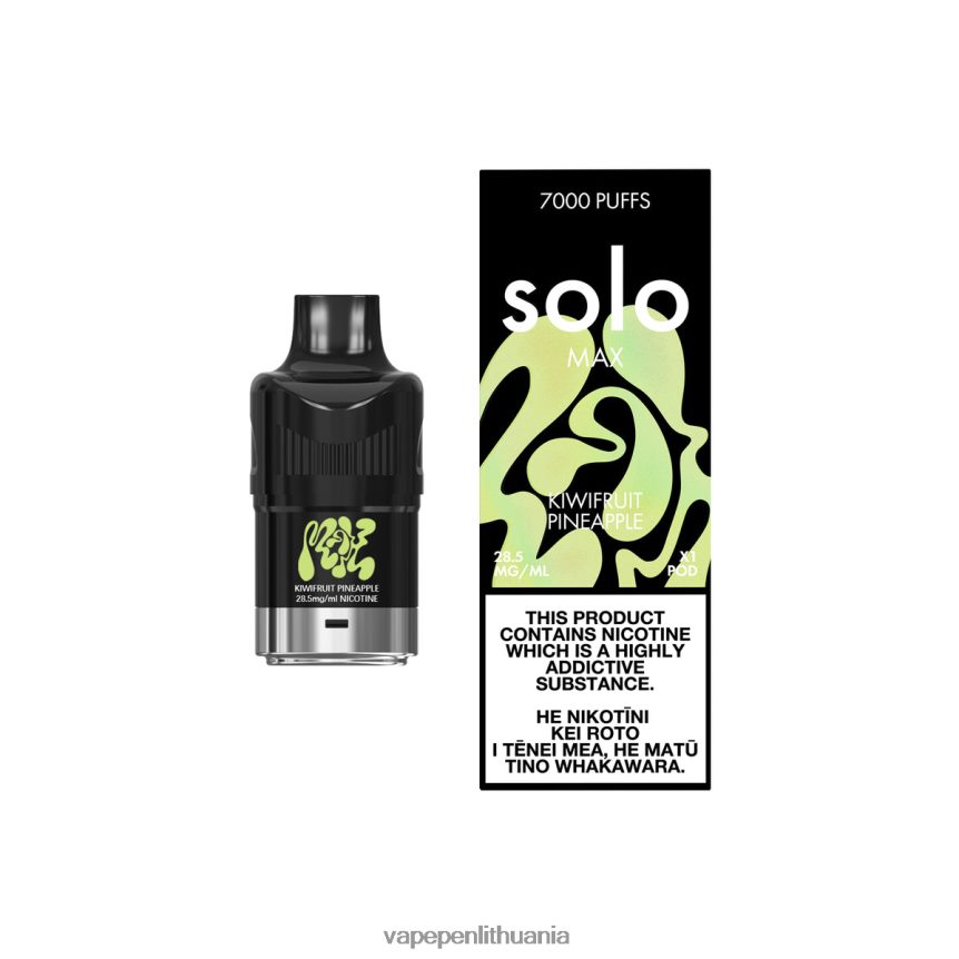 Solo MAX ankštis kivių ananasų 6ZX28687 - Vape Mod