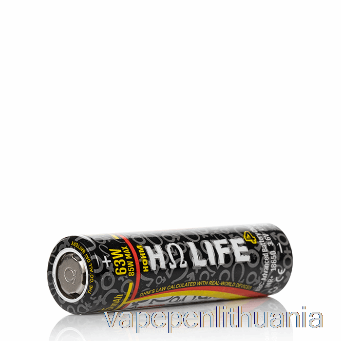 Hohm Tech Life 4 18650 3015mah 22.1a Baterijos Vieno Akumuliatoriaus Vape Skystis