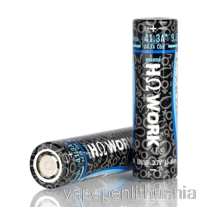 Hohm Tech Darbas 2 18650 2547mah 25,3a Baterija Du Baterijos Paketas Vape Skystis