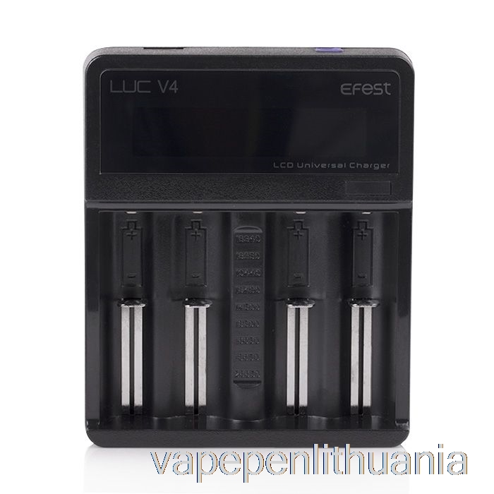 Efest Luc V4 LCD įkroviklis Vape Skystis
