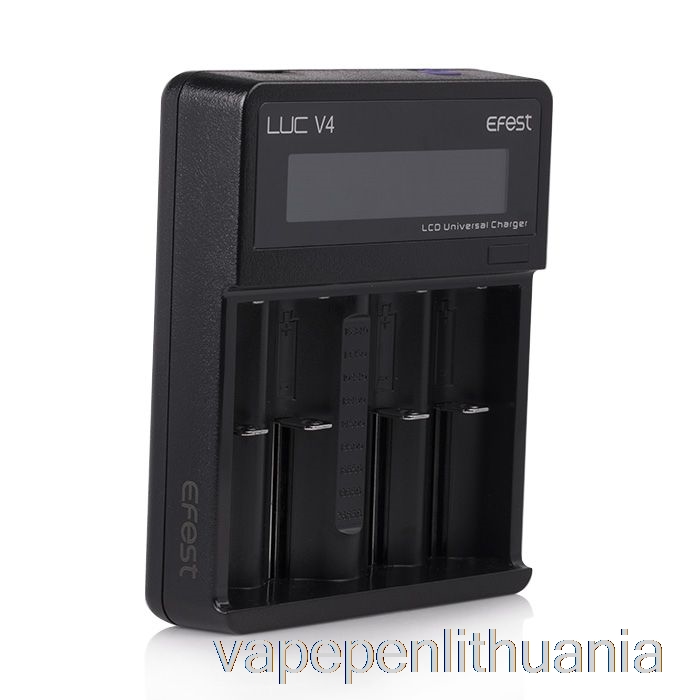 Efest Luc V4 LCD įkroviklis Vape Skystis