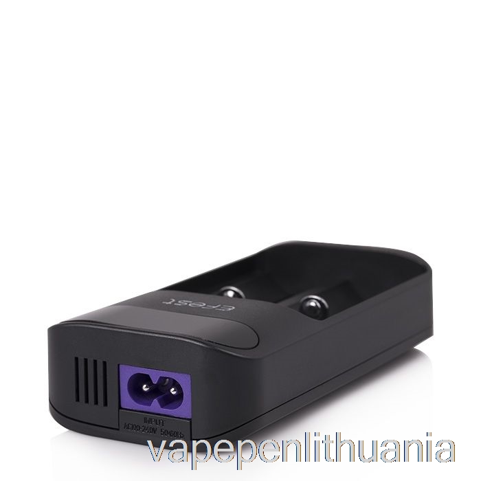 Efest Lush Q2 2 Skyrių Išmanusis LED Akumuliatoriaus įkroviklis Vape Skystis