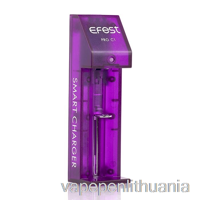 Efest Pro C1 1-bay Išmanusis Akumuliatoriaus įkroviklis Vape Skystis