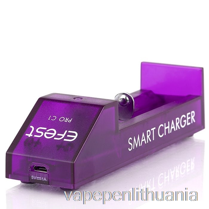 Efest Pro C1 1-bay Išmanusis Akumuliatoriaus įkroviklis Vape Skystis