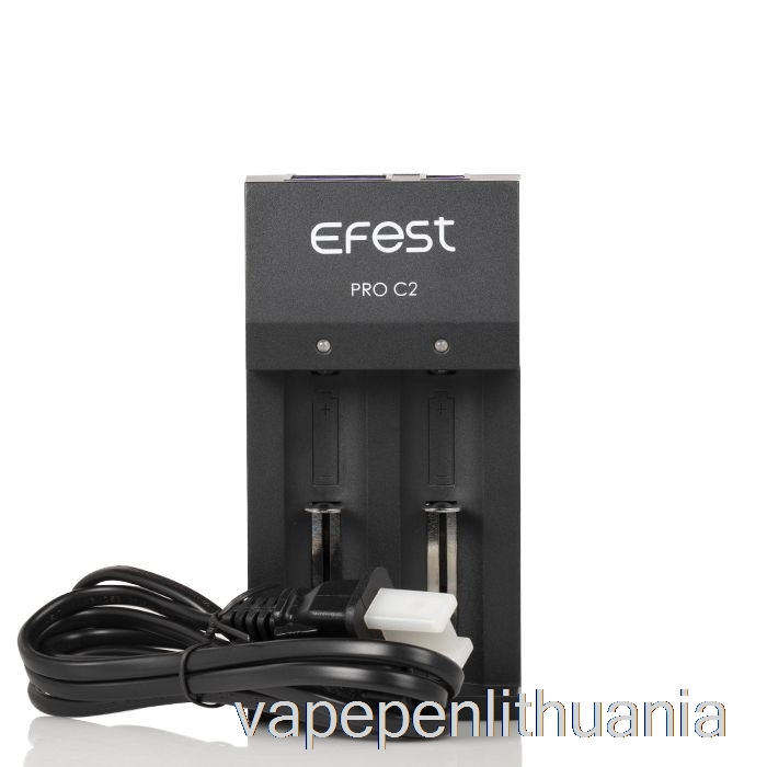 Efest Pro C2 2 Skyrių Išmanusis Akumuliatoriaus įkroviklis Vape Skystis