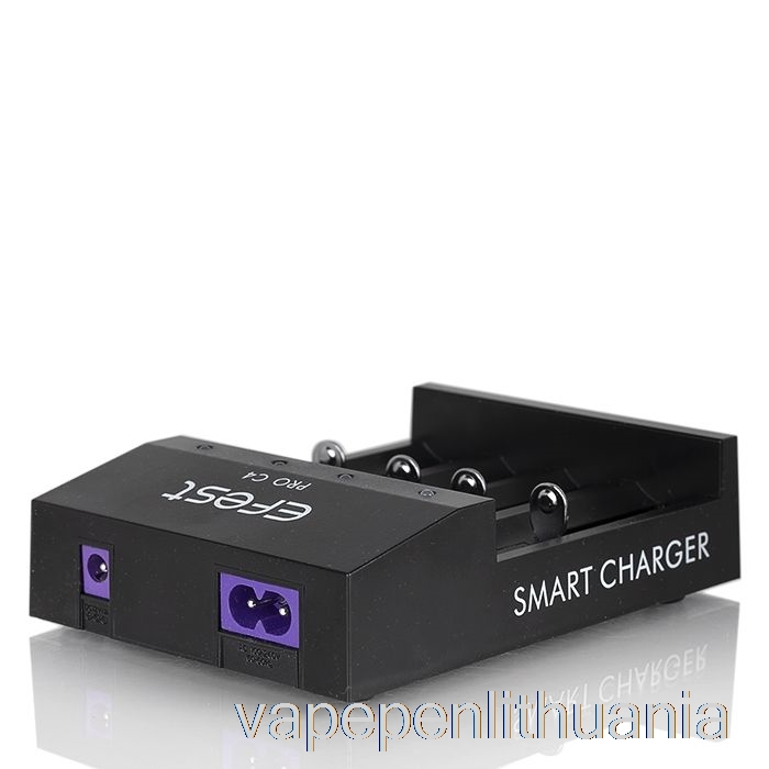 Efest Pro C4 4 Skyrių Išmanusis Akumuliatoriaus įkroviklis Vape Skystis