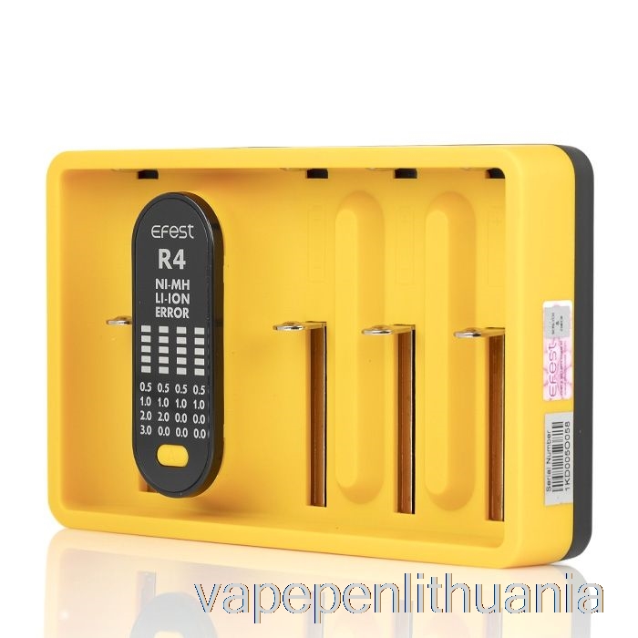 Efest Imate R4 Išmanusis Qc įkroviklis Vape Skystis