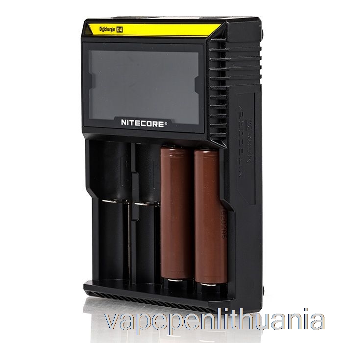 Nitecore D4 Akumuliatoriaus įkroviklio (4 Skyrių) Vape Skystis