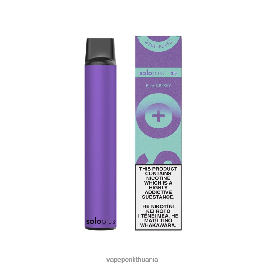 Solo Plus vienkartinė vape rojaus kolekcija gervuogė 6ZX28638 - Vape Liquid