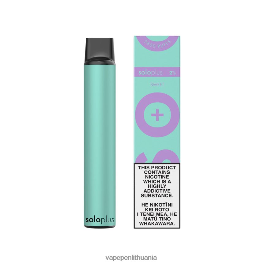 Solo Plus vienkartiniai garai saldus 6ZX28631 - Vape Lietuva