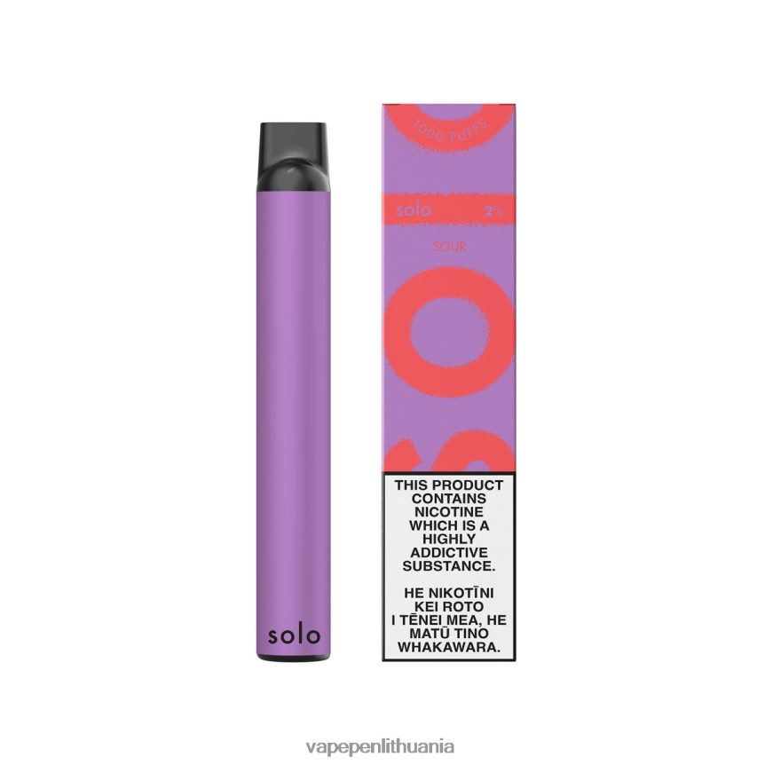 Solo vienkartiniai garai rūgštus 6ZX2863 - Vape Liquid