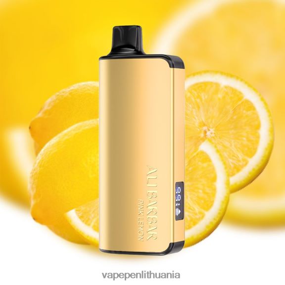 Alibarbar Ingot 20000 vienkartinių vape rožinė citrina 8TR08Z40 - Vape Skystis
