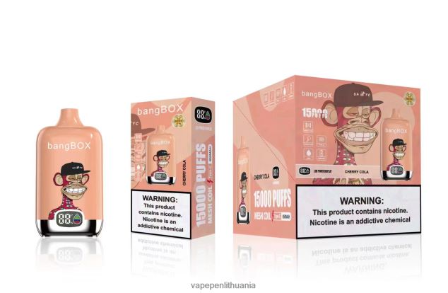 Bang Box 15 000 įkvėpimų vyšnių kola 4PX0P240 - Vape Skystis