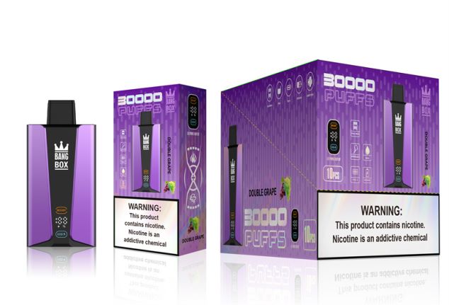 Bang Box 30 000 pūtimų išmanusis ekranas dviguba vynuogė 4PX0P285 - Vape Skystis