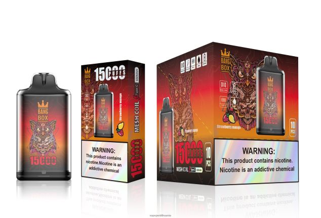 Bang Box s1-15000 išpūtimų braškių mango 4PX0P2101 - Vape Lietuva