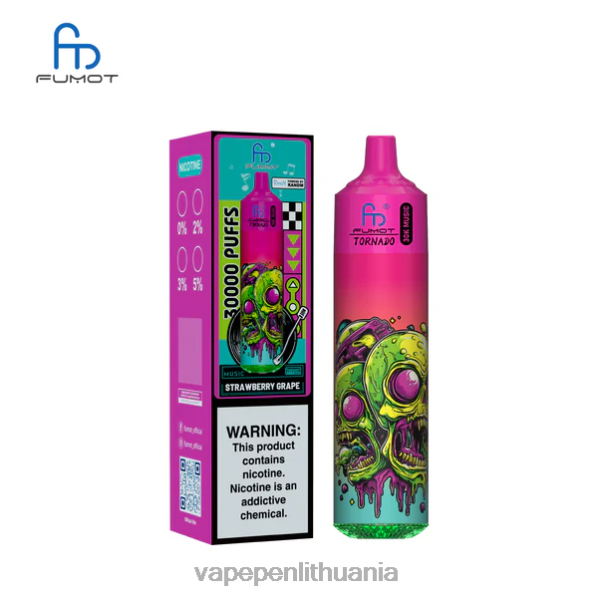 Fumot Tornado 30k muzika braškių vynuogių DN60L27 - Vape Mod
