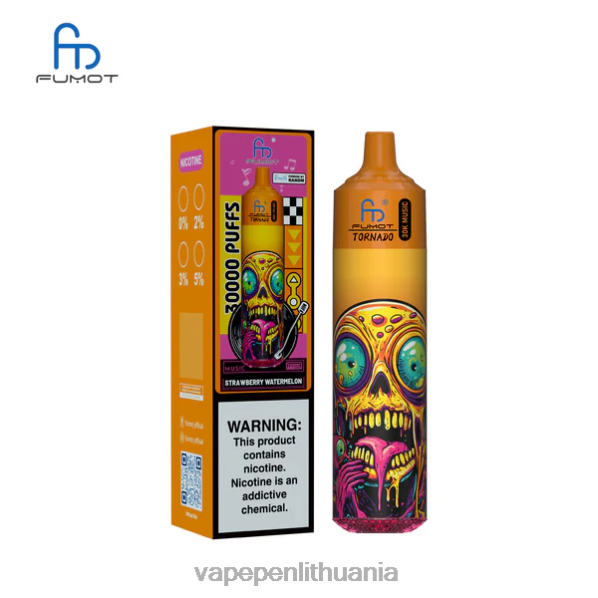 Fumot Tornado 30k muzika braškinis arbūzas DN60L28 - Vape Liquid