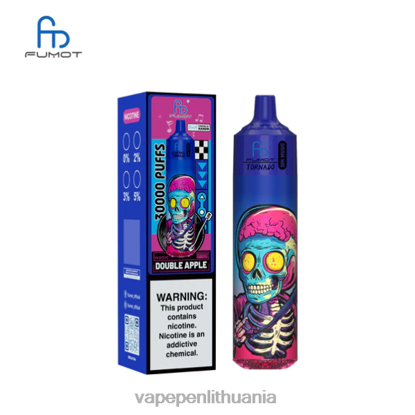 Fumot Tornado 30k muzika dvigubas obuolys DN60L11 - Vape Lietuva