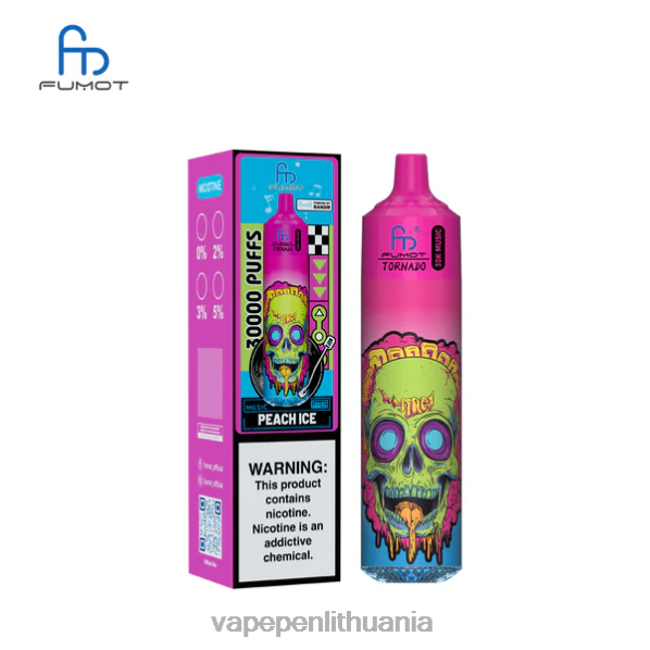 Fumot Tornado 30k muzika persikų ledas DN60L20 - Vape Skystis