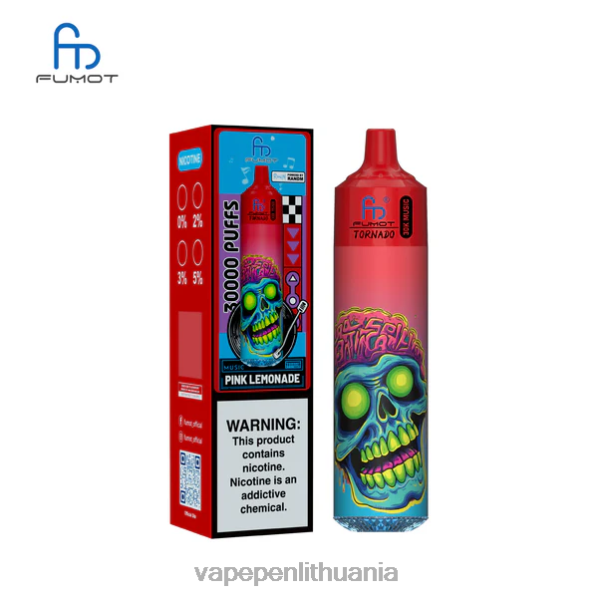 Fumot Tornado 30k muzika rožinis limonadas DN60L23 - Vape Liquid