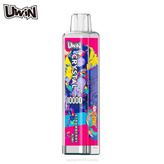 UWIN CRYSTAL 10000 vienkartinių garų braškių kivi 424D11 - Vape Lietuva