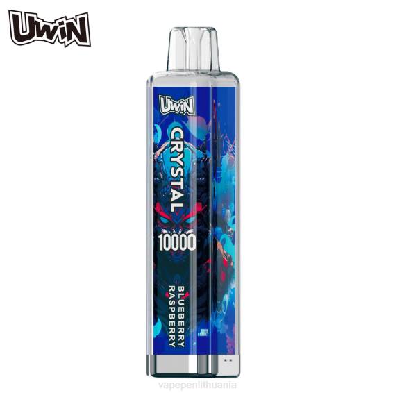 UWIN CRYSTAL 10000 vienkartinių garų mėlynių aviečių 424D1 - Vape Lietuva
