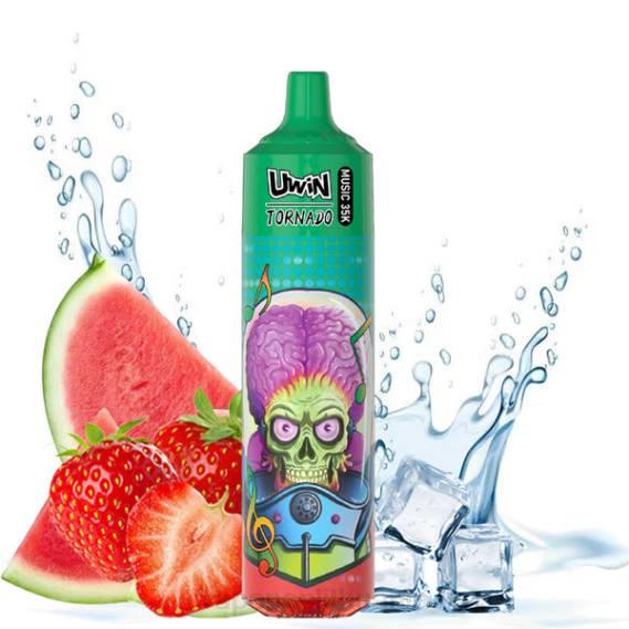 UWIN CRYSTAL 35k vienkartinis vape braškinis arbūzas 424D18 - Vape Liquid