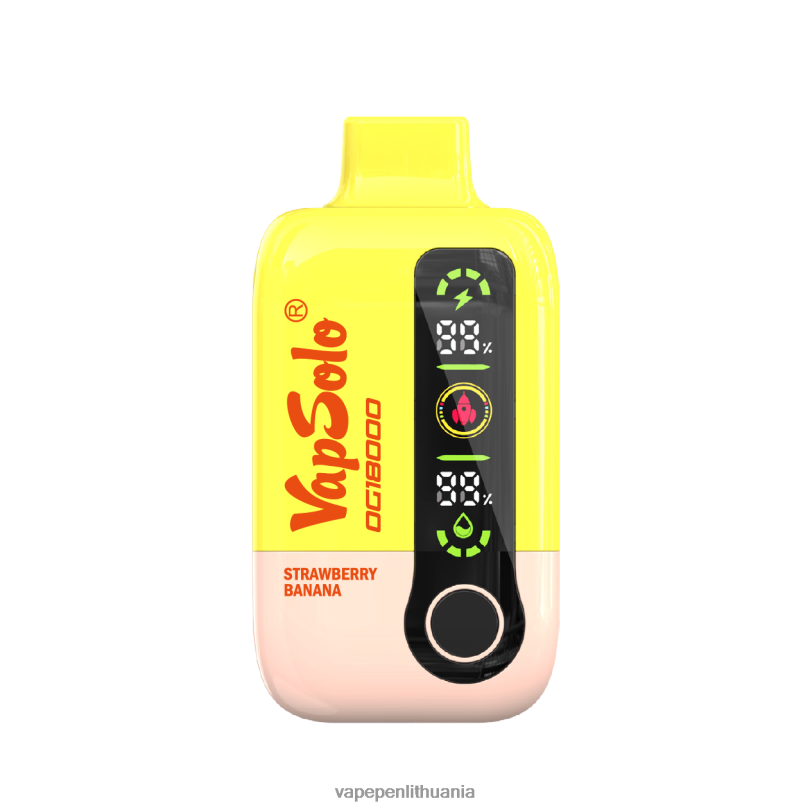 VapSolo 18000 dg braškinis bananas P0NHN8 - Vape Liquid