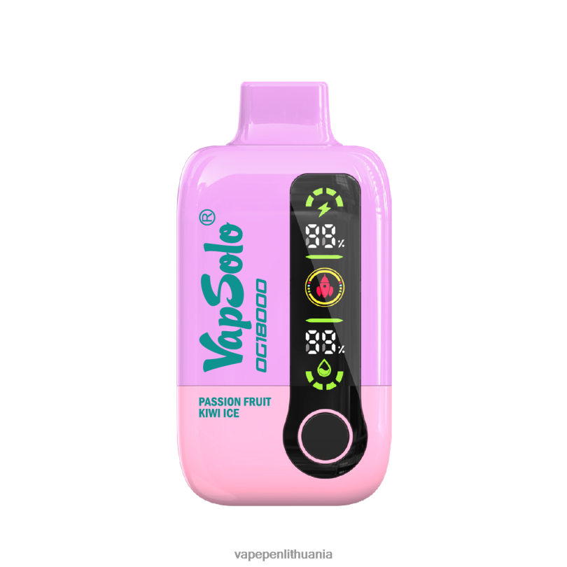 VapSolo 18000 dg pasiflorų vaisių ledas P0NHN4 - Vape Pen