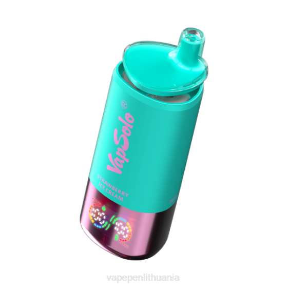 VapSolo Triple 30 000 įkvėpimų arbūzų ledas & braškių ledas ir trigubas melionas - Vape Skystis 482010