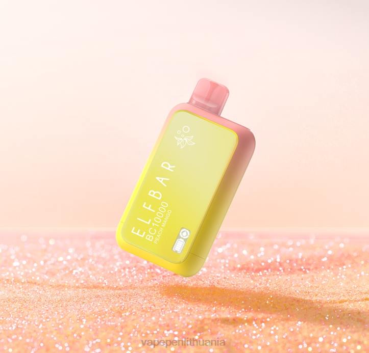 Vape Liquid - ELFBAR BC10000 vienkartinis vape sunit leidimas persikų mango P42Z8