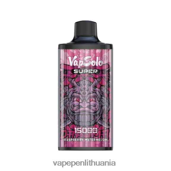 Vapsolo SUPER vienkartiniai garai avietinis arbūzas 8TR08Z131 - Vape Lietuva