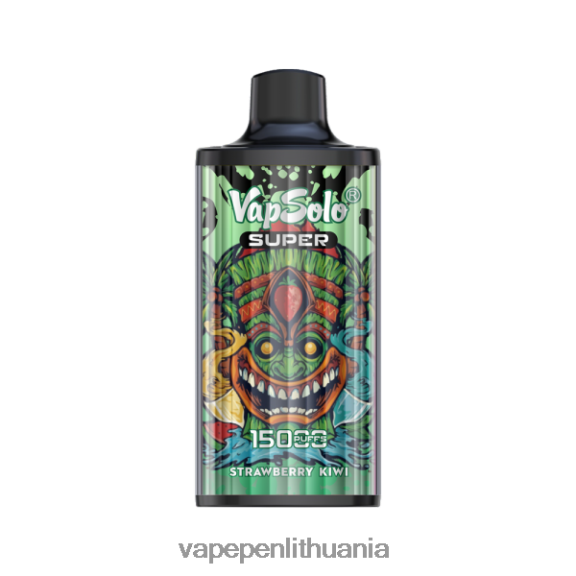 Vapsolo SUPER vienkartiniai garai braškių kivi 8TR08Z135 - Vape Skystis