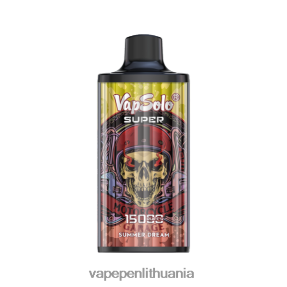 Vapsolo SUPER vienkartiniai garai vasaros svajonė 8TR08Z136 - Vape Lietuva