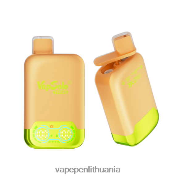 Vapsolo TWINS vienkartiniai garai citrinų laimo ir arbūzo ledukai 8TR08Z141 - Vape Lietuva