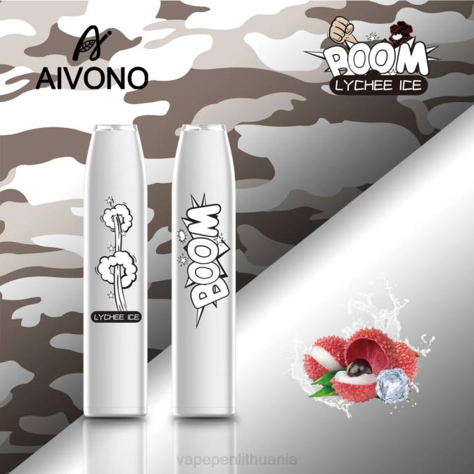 Aivono AIM BOOM 600 ličių ledas D060365 - Vape Skystis