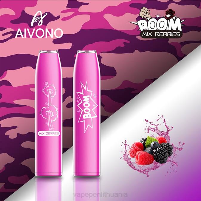 Aivono AIM BOOM 600 mišrios uogos D060361 - Vape Lietuva