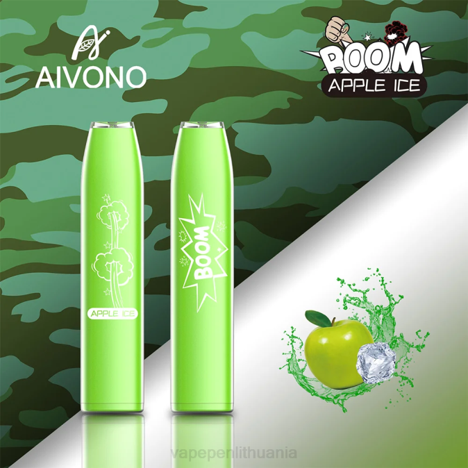 Aivono AIM BOOM 600 obuolių ledų D060354 - Vape Pen