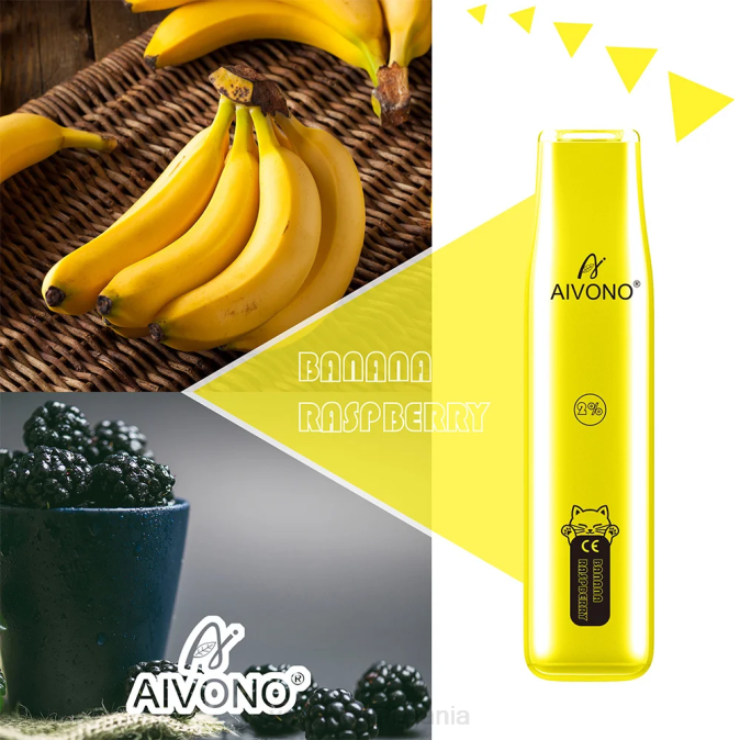 Aivono AIM CAT 400 bananinė avietė D060334 - Vape Pen