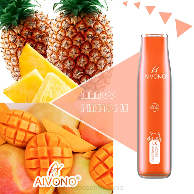 Aivono AIM CAT 400 mango ananasas D060340 - Vape Skystis