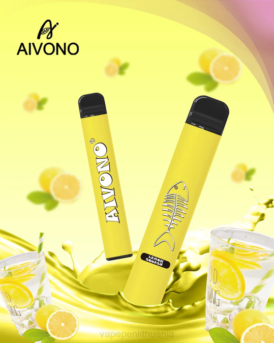 Aivono AIM FISHBONE 600 citrinų būrys D060287 - Vape Mod