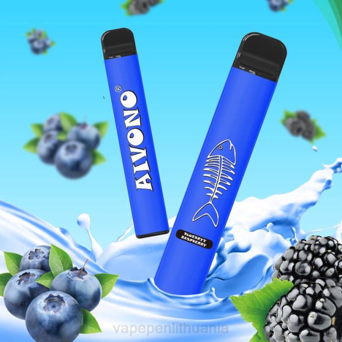 Aivono AIM FISHBONE 600 mėlynių aviečių D060281 - Vape Lietuva