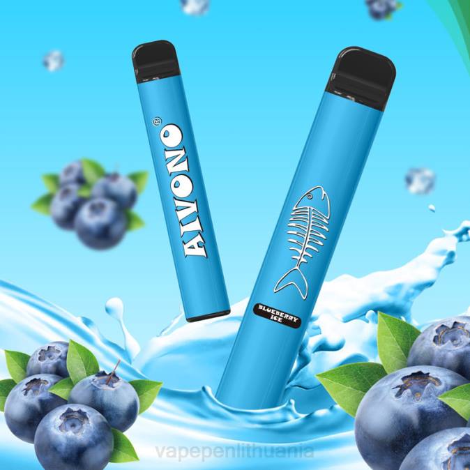 Aivono AIM FISHBONE 600 mėlynių ledų D060279 - Vape Pen