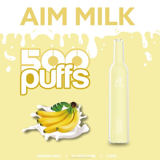Aivono AIM MILK 500 bananų pienas D060275 - Vape Skystis