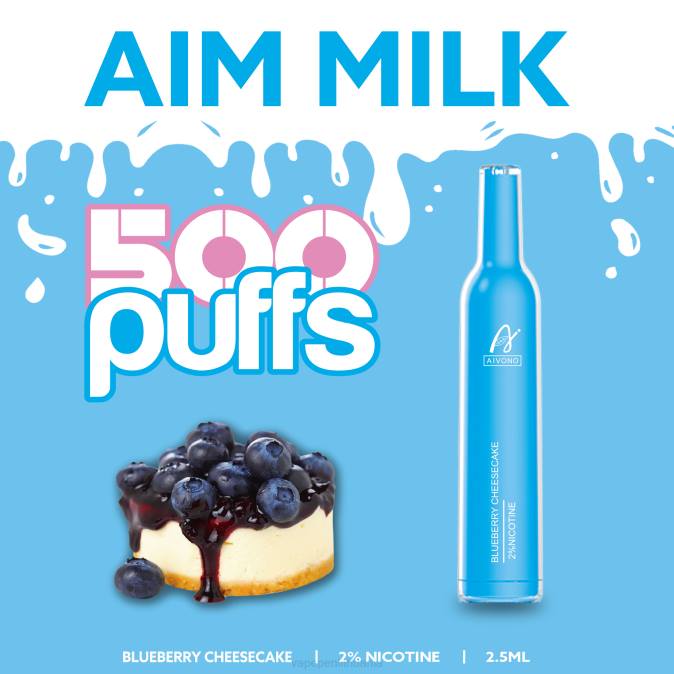 Aivono AIM MILK 500 mėlynių sūrio pyragas D060274 - Vape Pen